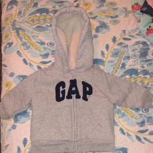 Gap furry Zip up Coat